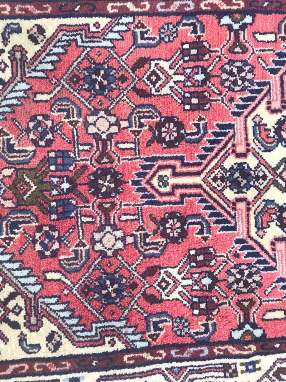 Vintage Hamadan Rug In Good Condition For Sale In Saint Ouen, FR