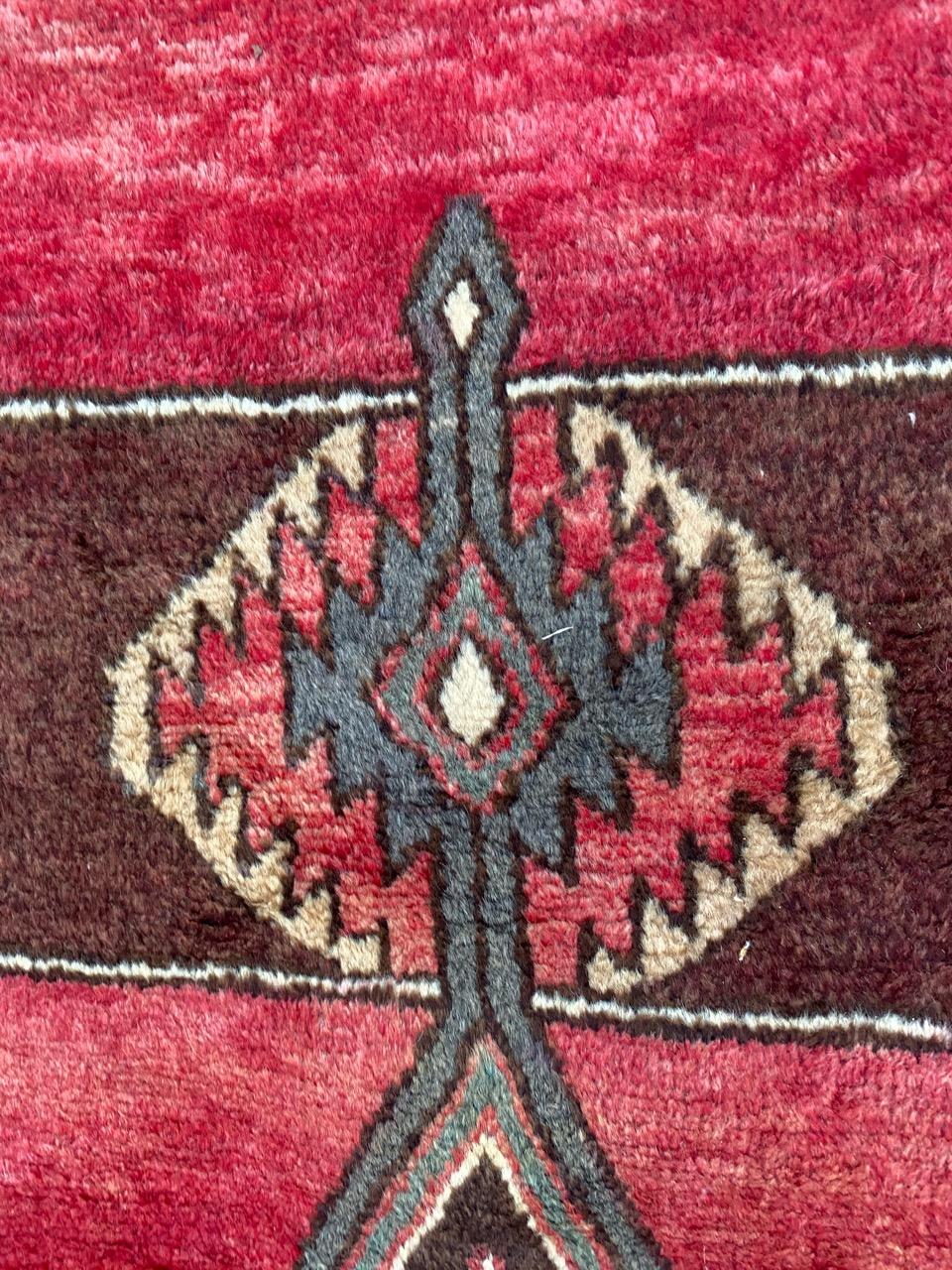 Hamadan Teppich im Vintage-Stil (Wolle) im Angebot