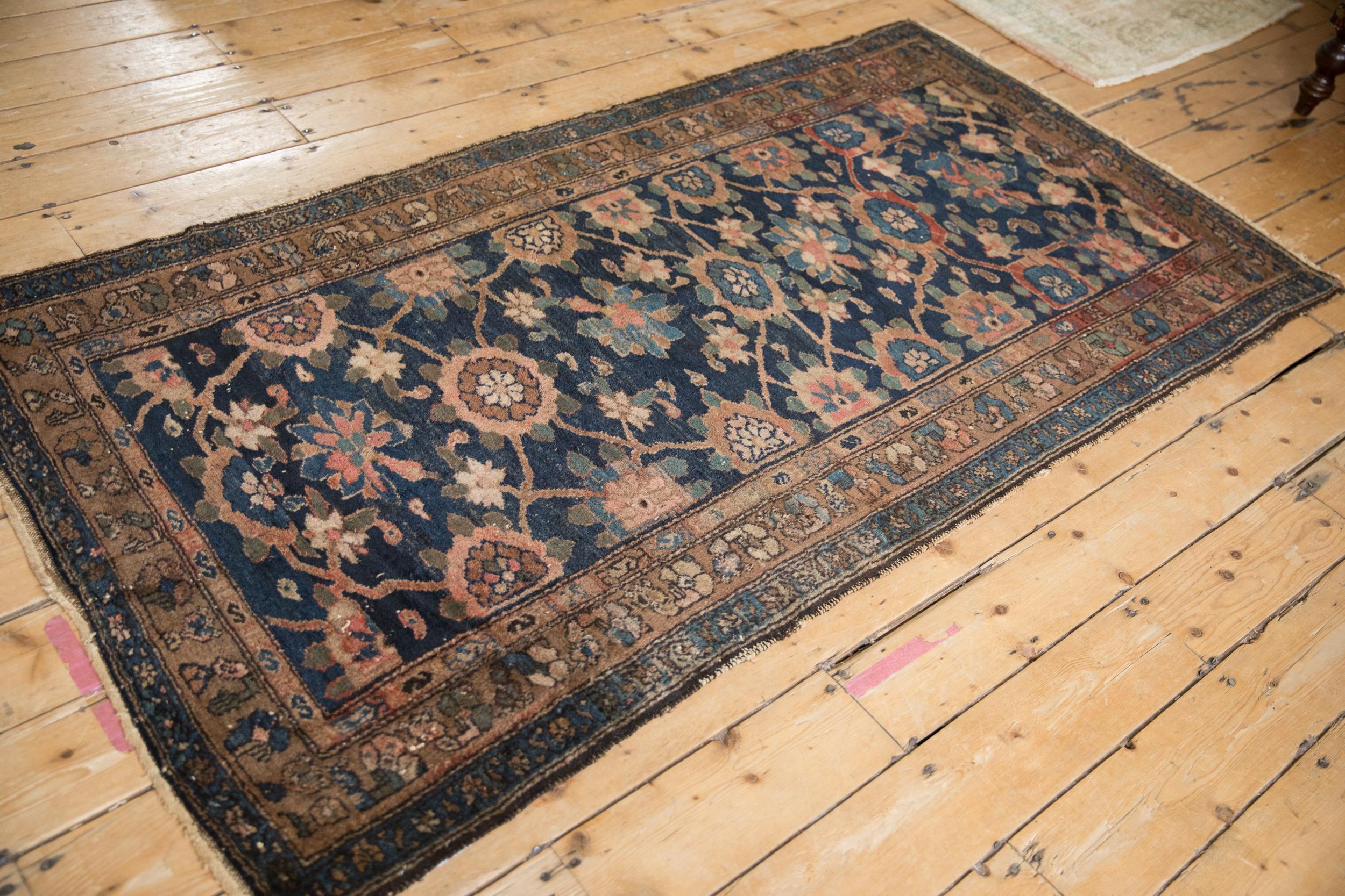 Vintage Hamadan Rug Runner In Good Condition For Sale In Katonah, NY