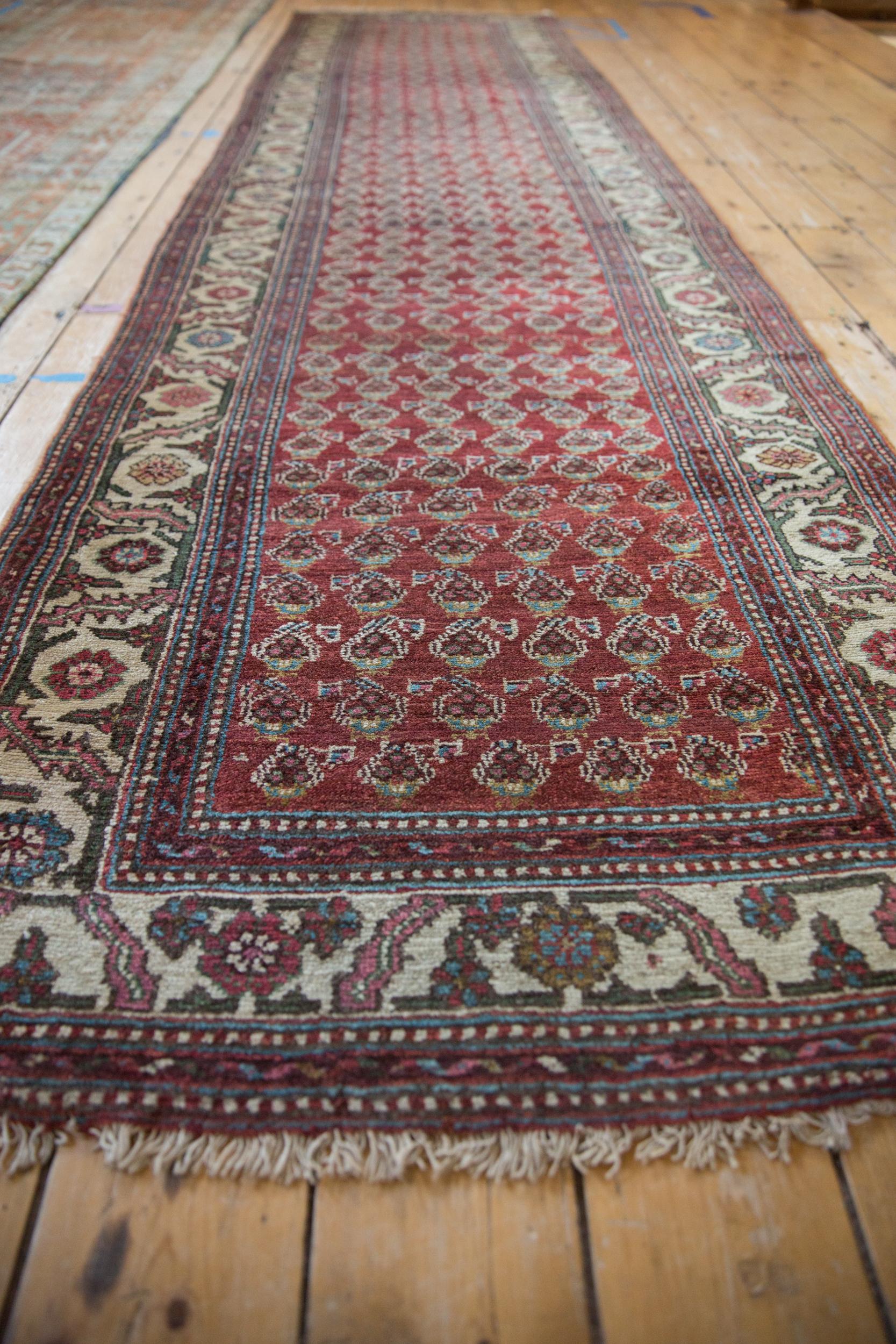 Vintage Hamadan Teppich Läufer (Wolle) im Angebot