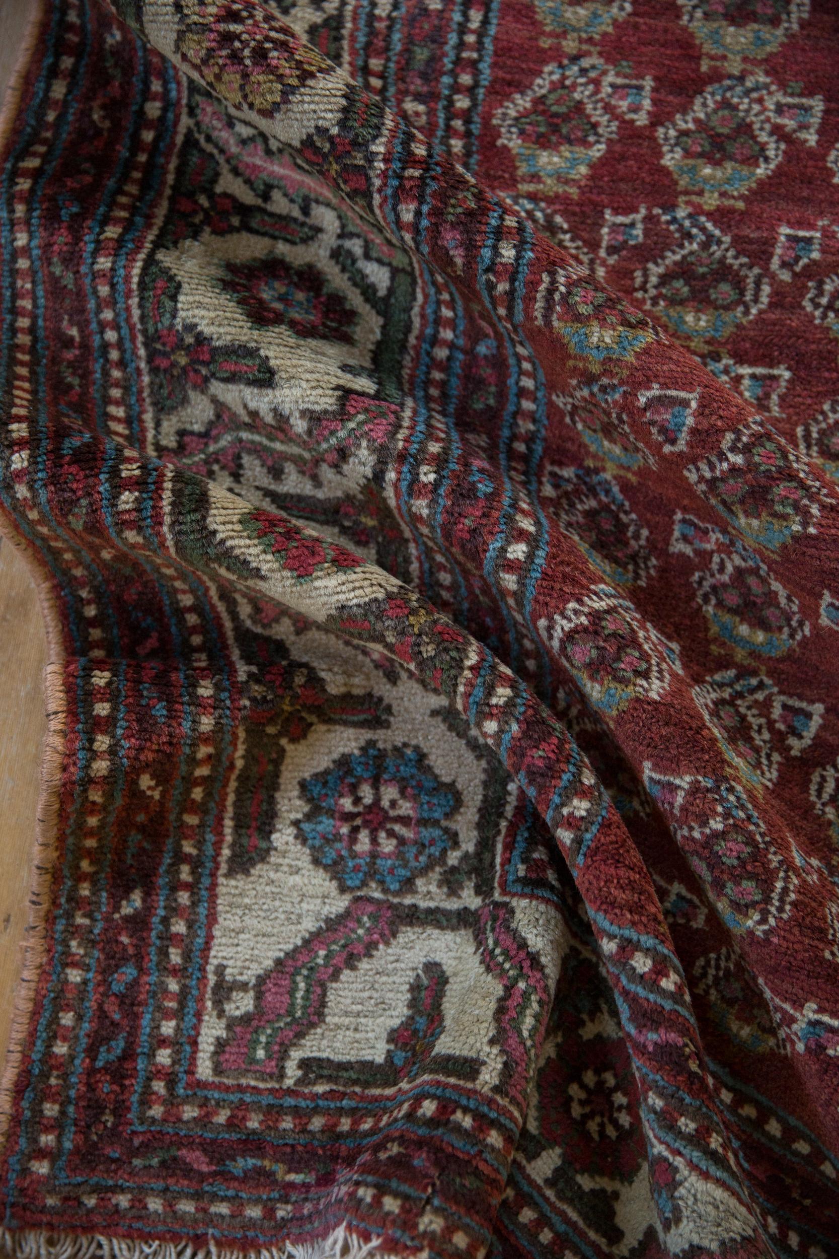 Vintage Hamadan Teppich Läufer im Angebot 1