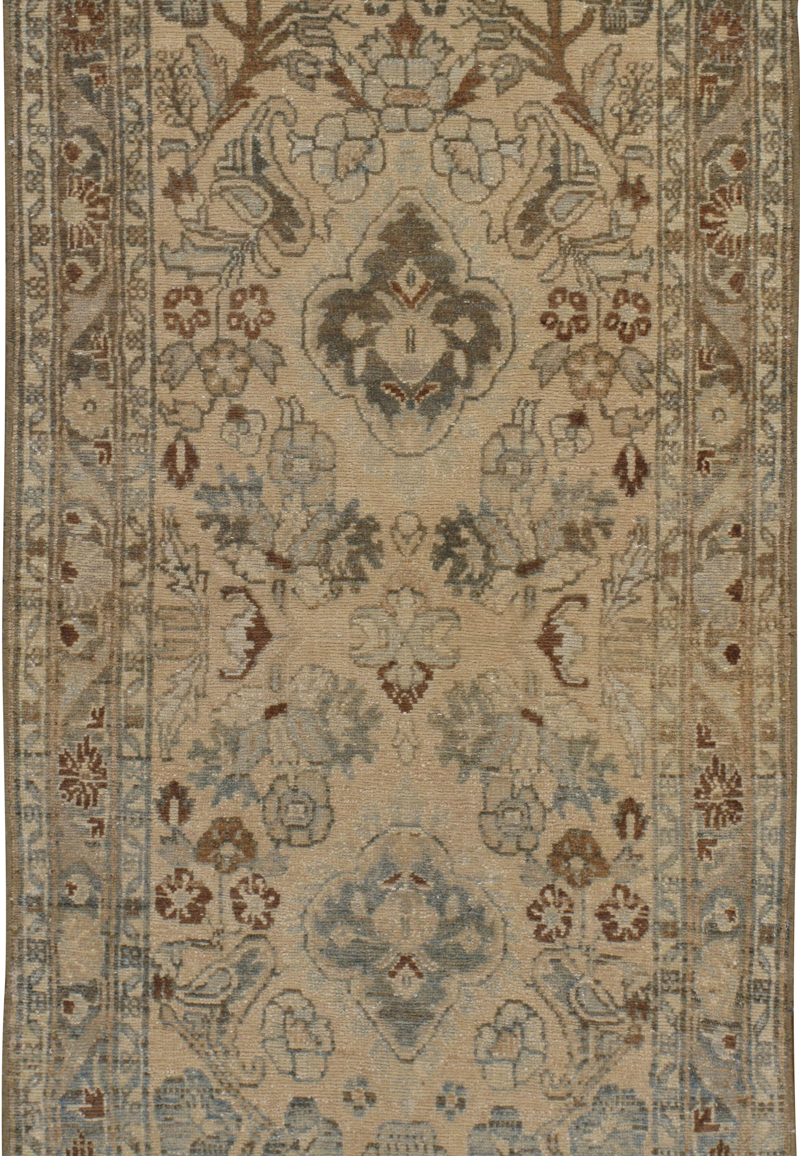XX secolo Runner Hamadan Vintage 2'5 x 16'5 in vendita