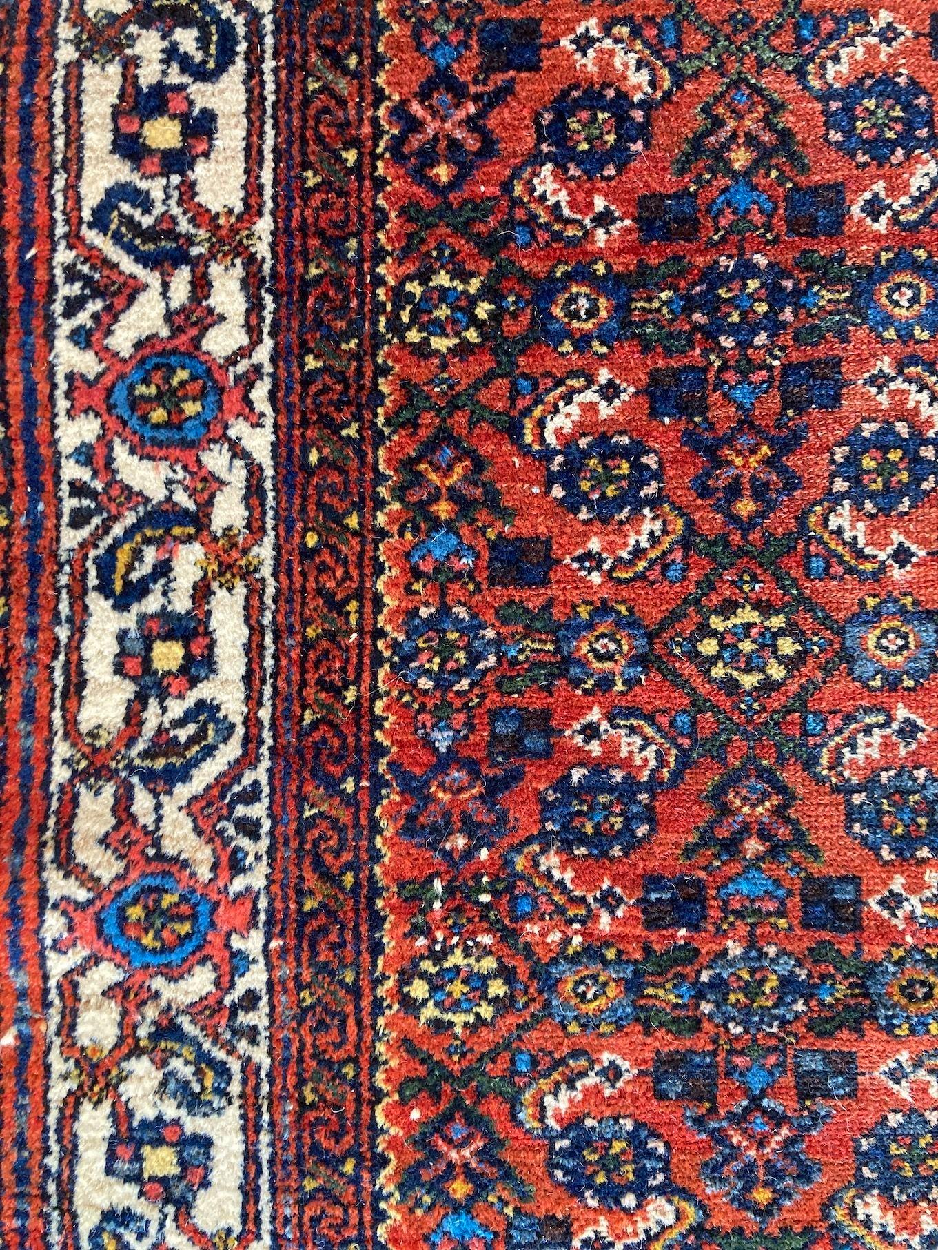 Vintage Hamadan Runner 2.83m x 0.76m For Sale 7