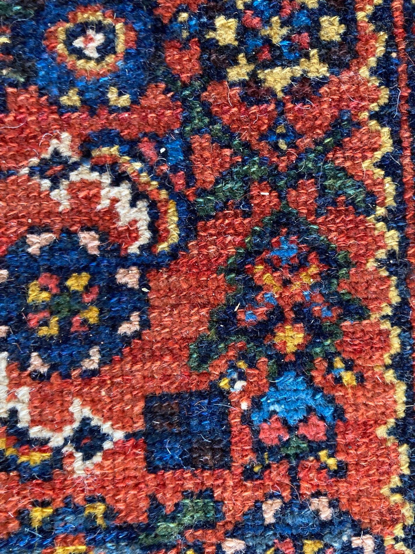 Vintage Hamadan Runner 2.83m x 0.76m For Sale 12