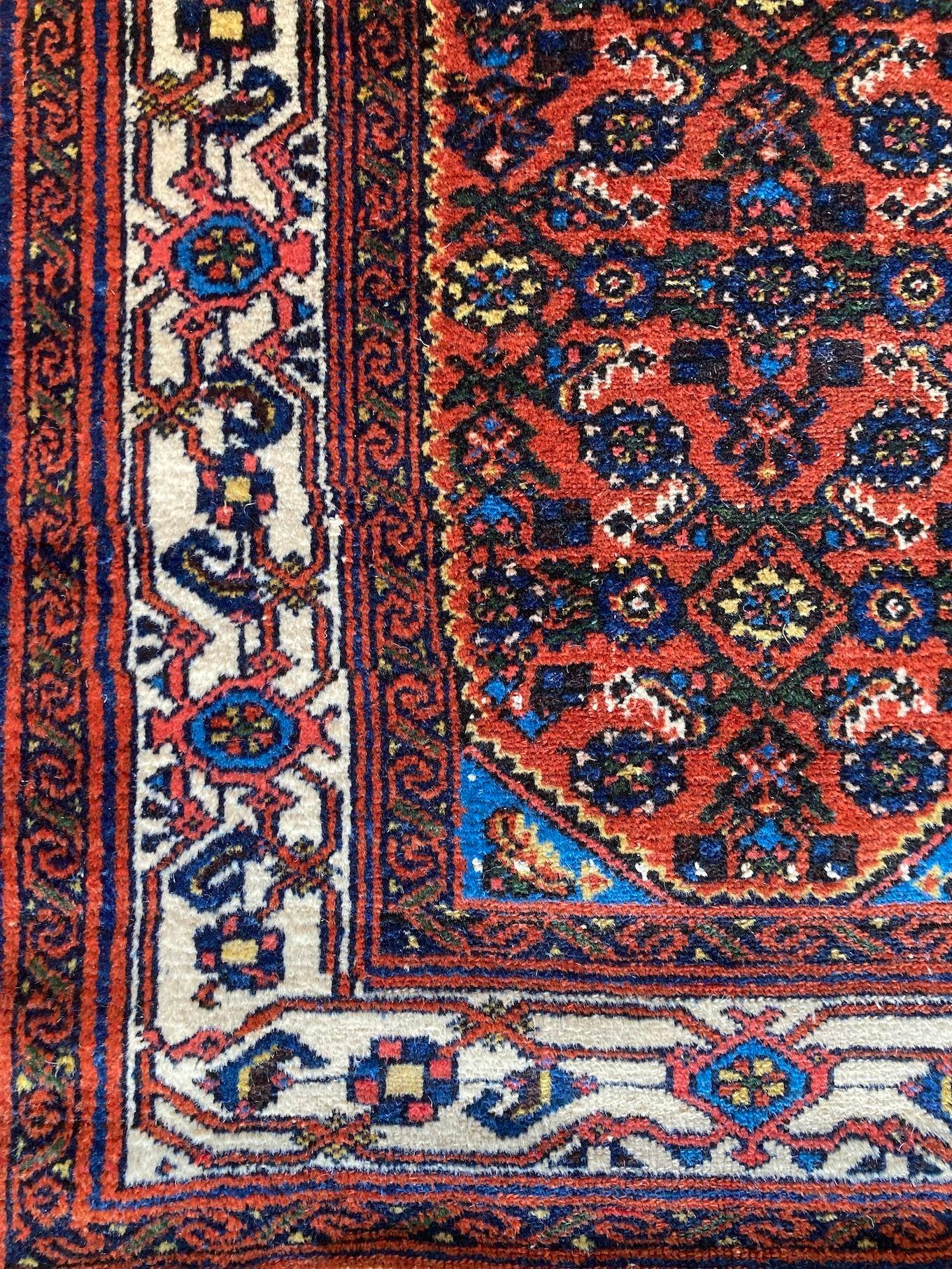Vintage Hamadan Runner 2.83m x 0.76m For Sale 1
