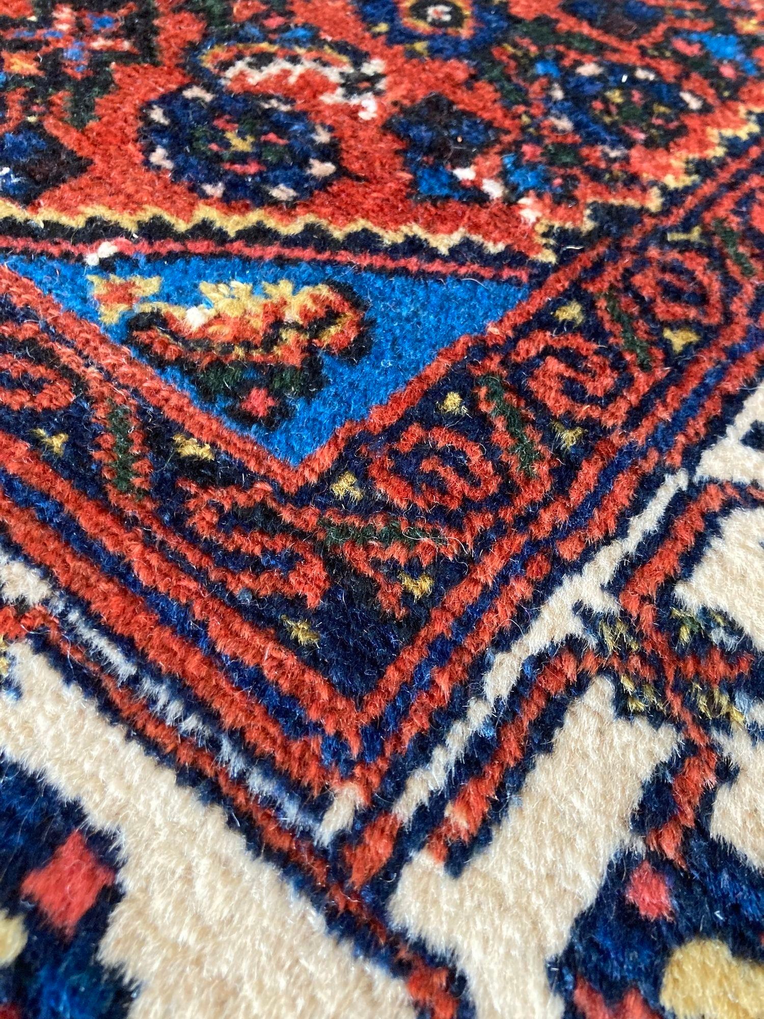 Vintage Hamadan Runner 2.83m x 0.76m For Sale 4