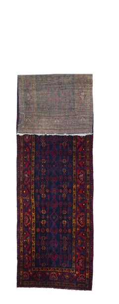 Vintage Hamadan Runner 3'7'' x 12'9''