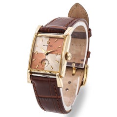 Vintage Hamilton 10K Gold Filled Two-Tone Quad Dial Hand-Wind Men's Watch