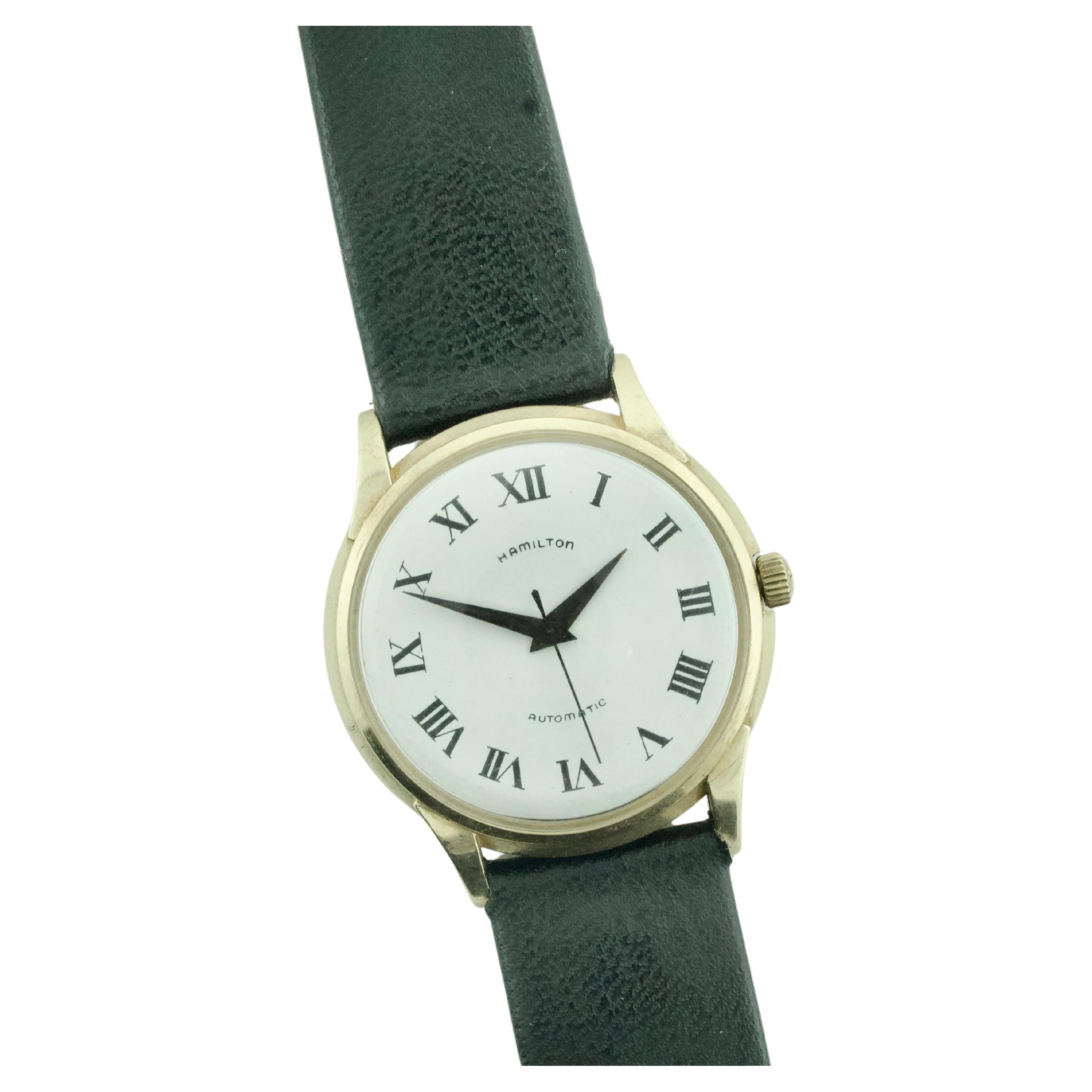 Vintage Hamilton 14k Automatikuhr CIRCA 1950er Jahre im Angebot