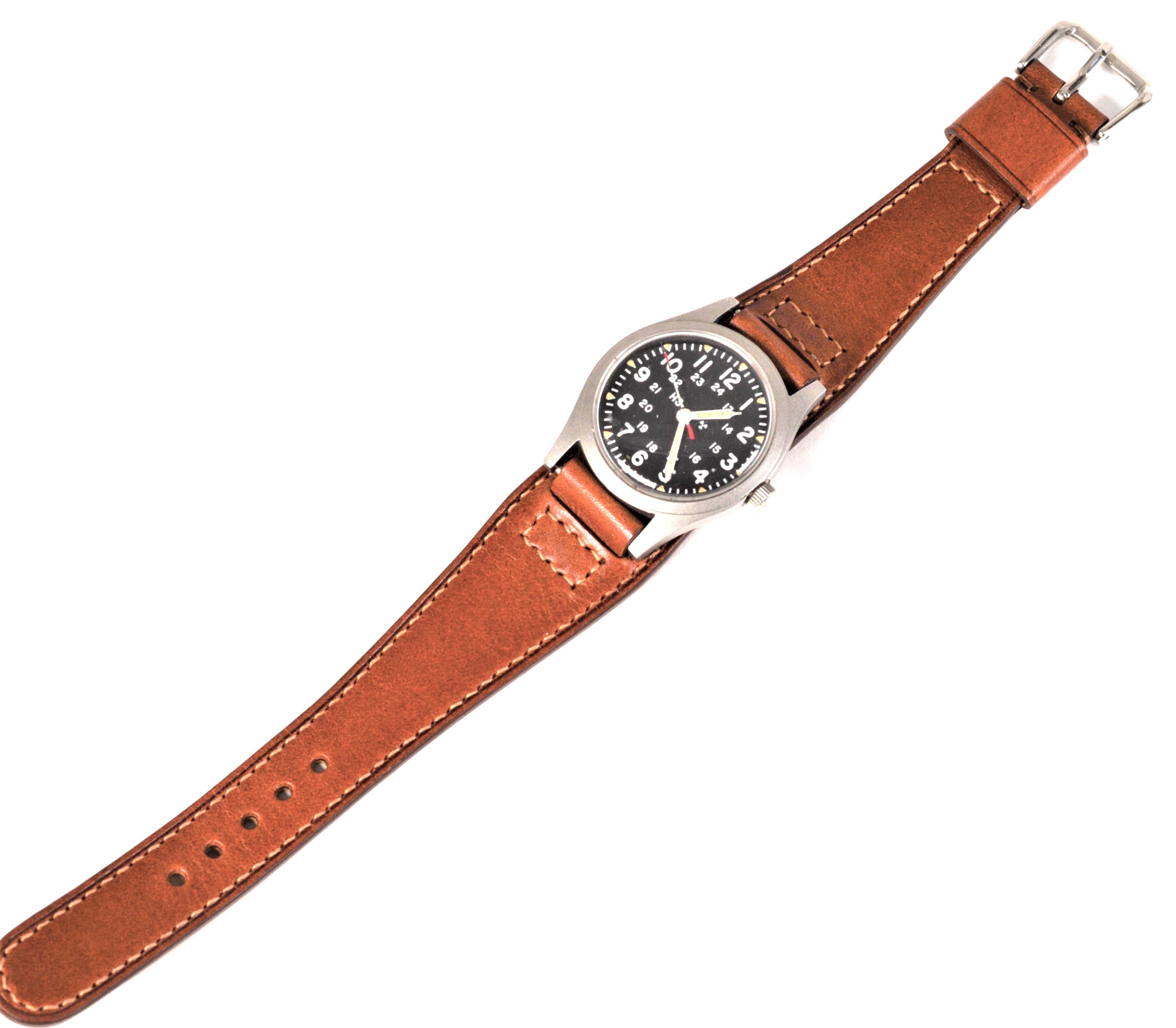 Men's Vintage Hamilton 6645 Steel US Army Wrist Watch  For Sale