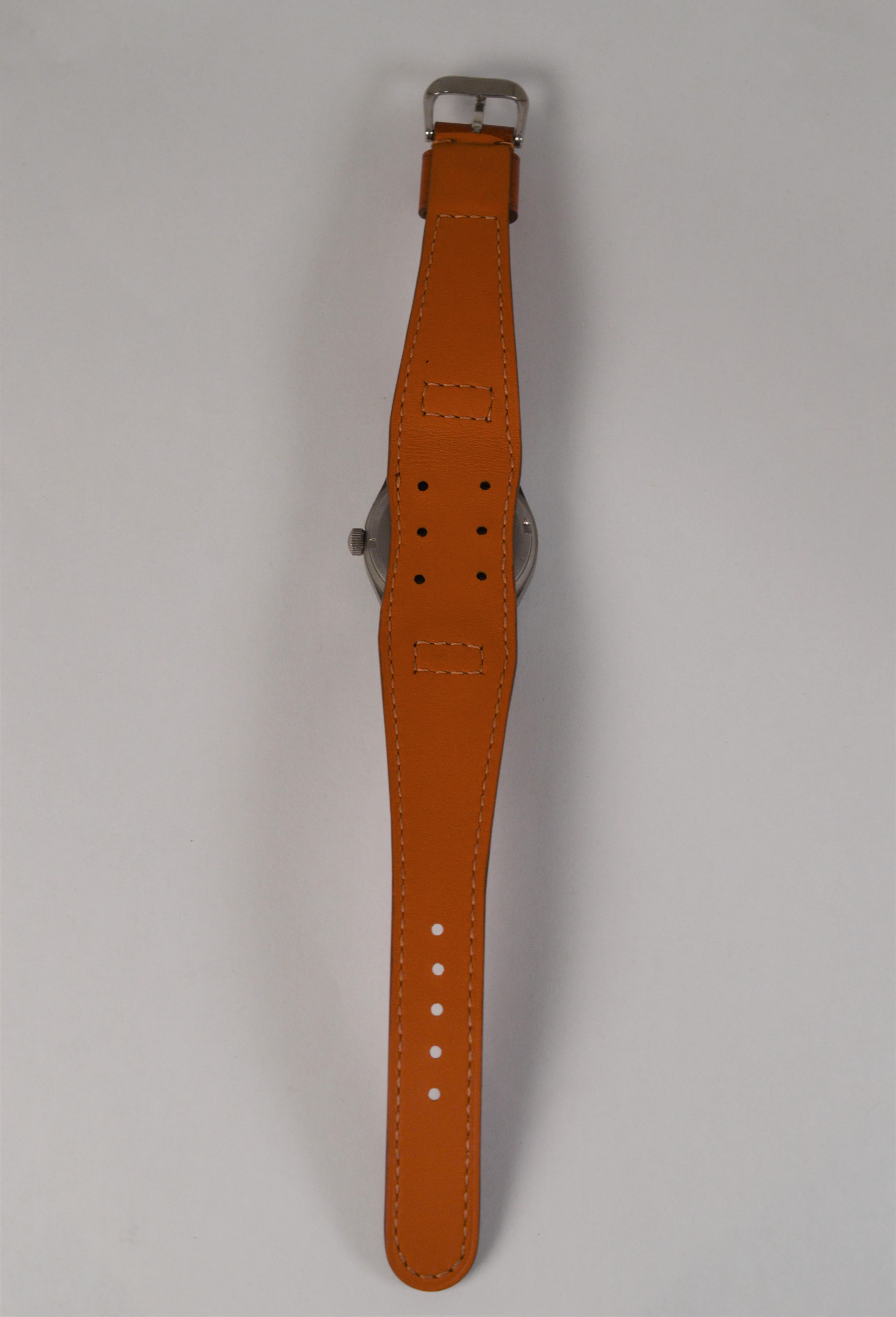 Vintage Hamilton 6645 Steel US Army Wrist Watch  For Sale 2