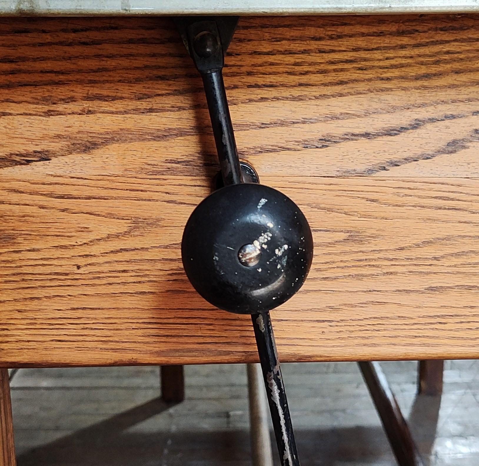 Vintage Hamilton Zeichnung Tisch / Schreibtisch 12