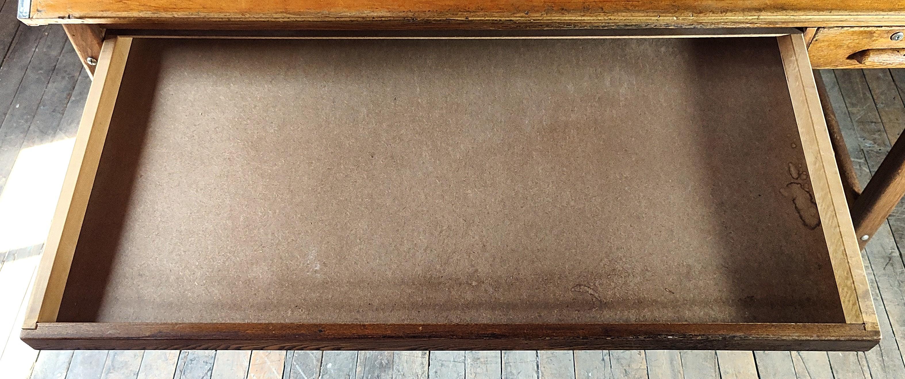 Vintage Hamilton Zeichnung Tisch / Schreibtisch 1