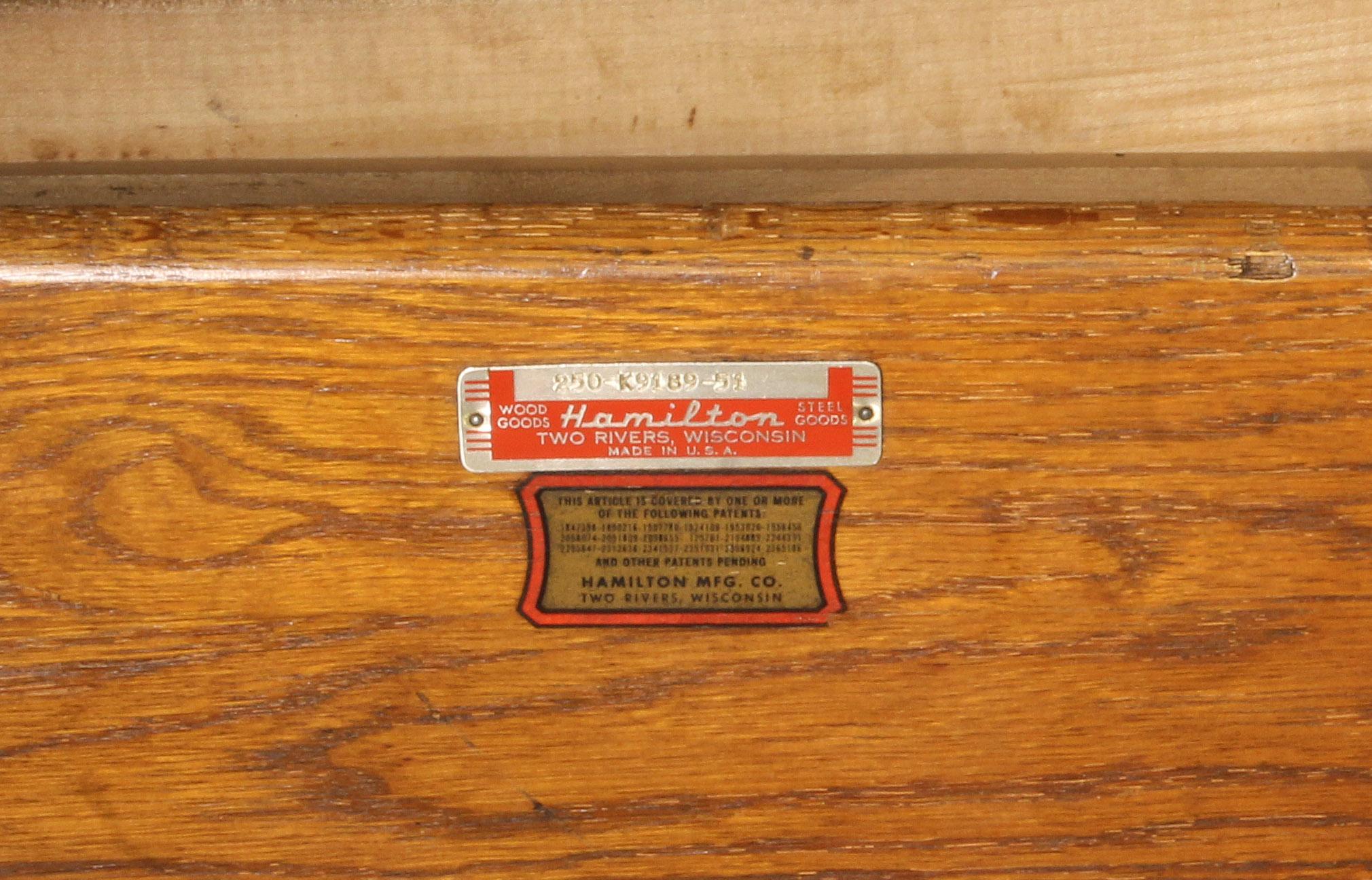 Vintage Hamilton Draftsman's Desk/Table 1