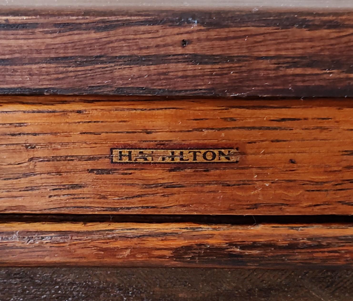 Vintage Hamilton Flat File Coffee Table For Sale 7