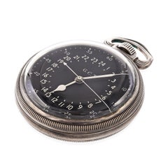 Hamilton Hamilton GCT AN 5740 4992B 22 Jewell .800 Silver Orologio da tasca d'epoca