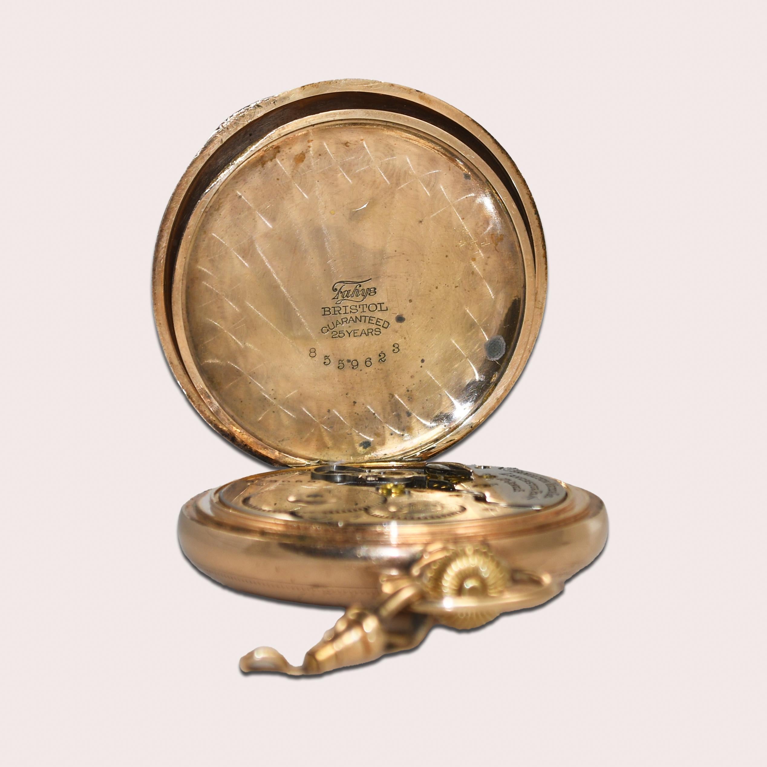 hamilton gold pocket watch