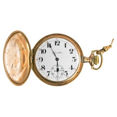 Hamilton, montre de poche vintage remplie d'or, taille 16