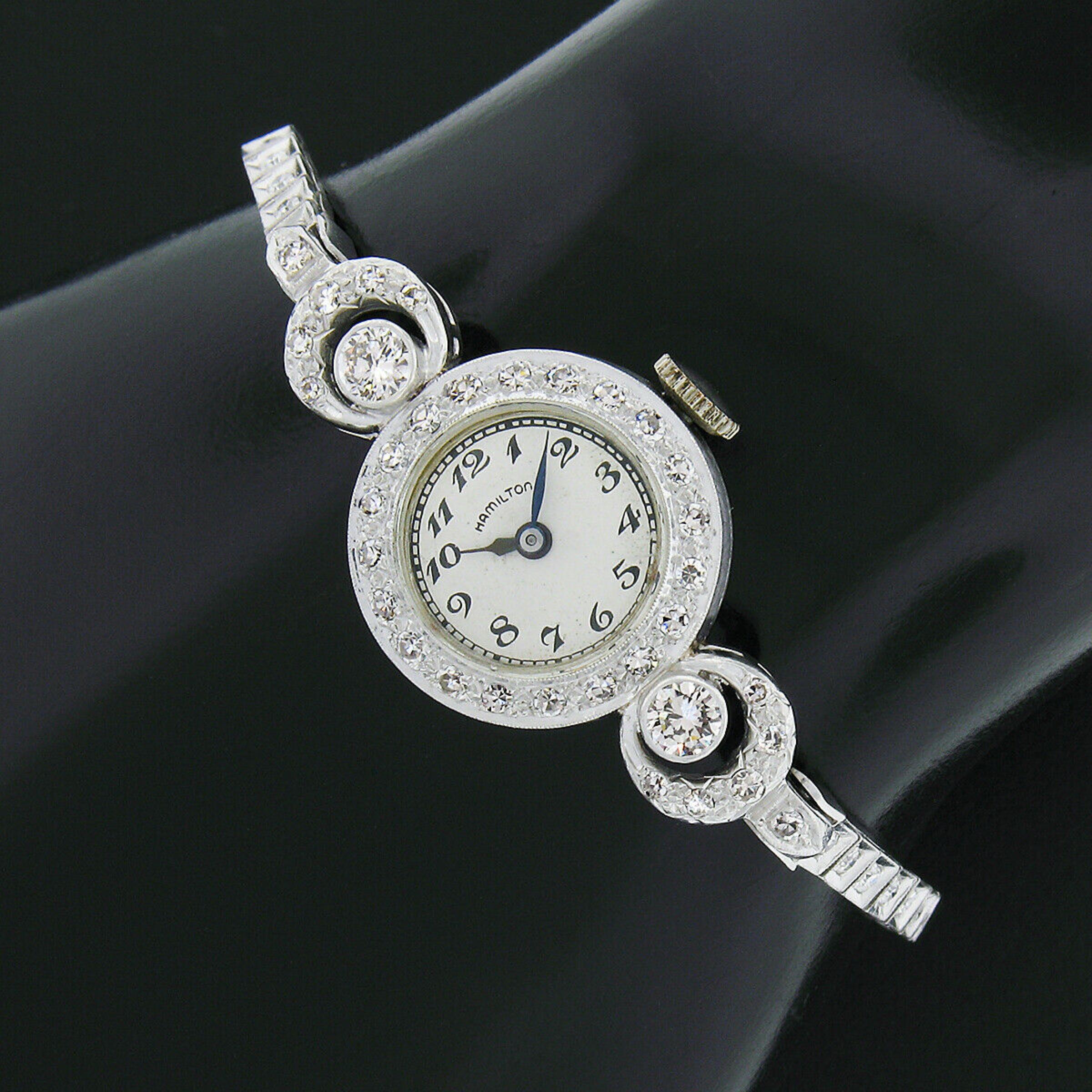 lady hamilton diamond watch
