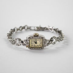 Vintage Hamilton Platinum & Palladium Diamond Watch