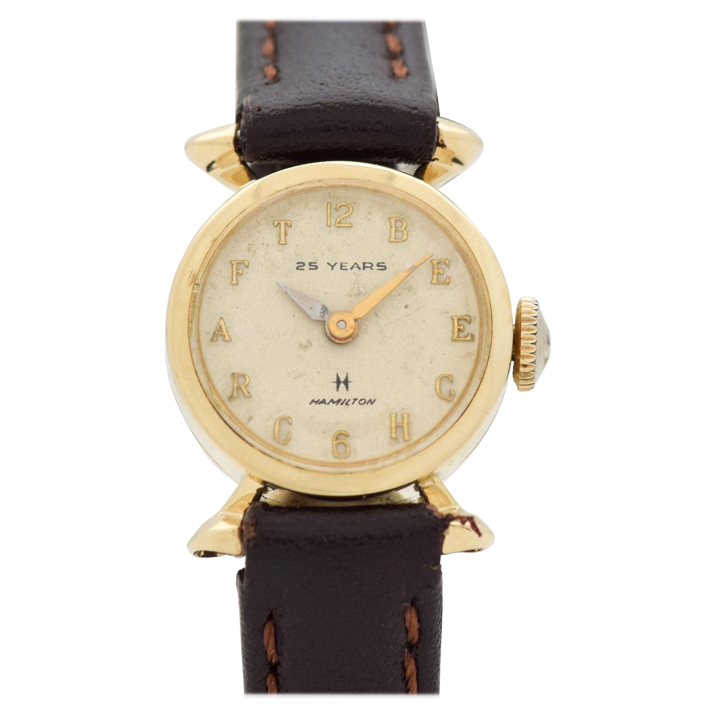 Vintage Hamilton Service Award Watch, 1967 For Sale
