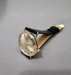 Vintage Hamilton Silver Dial 14k Solid Gold Automatic Watch - 1970's, "Mint"