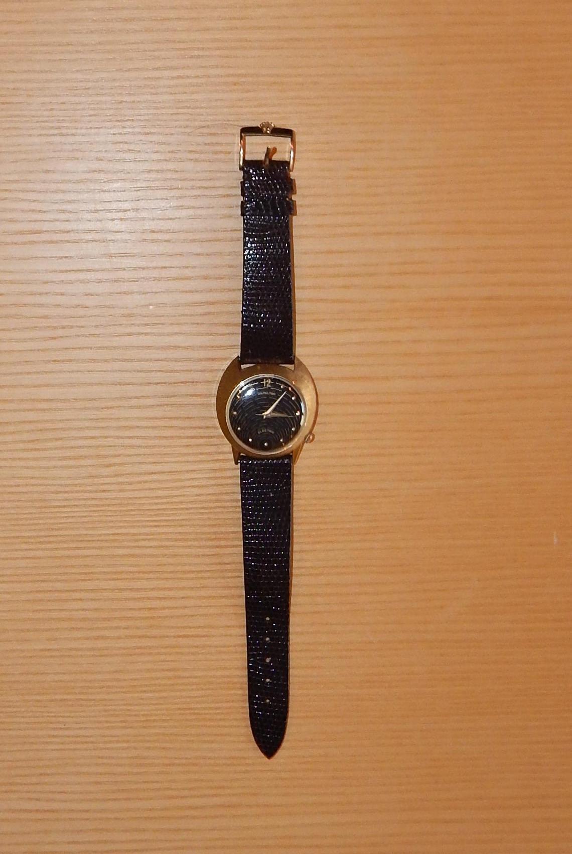 20th Century Vintage Hamilton Spectra Men’s Watch in 14-Karat Gold