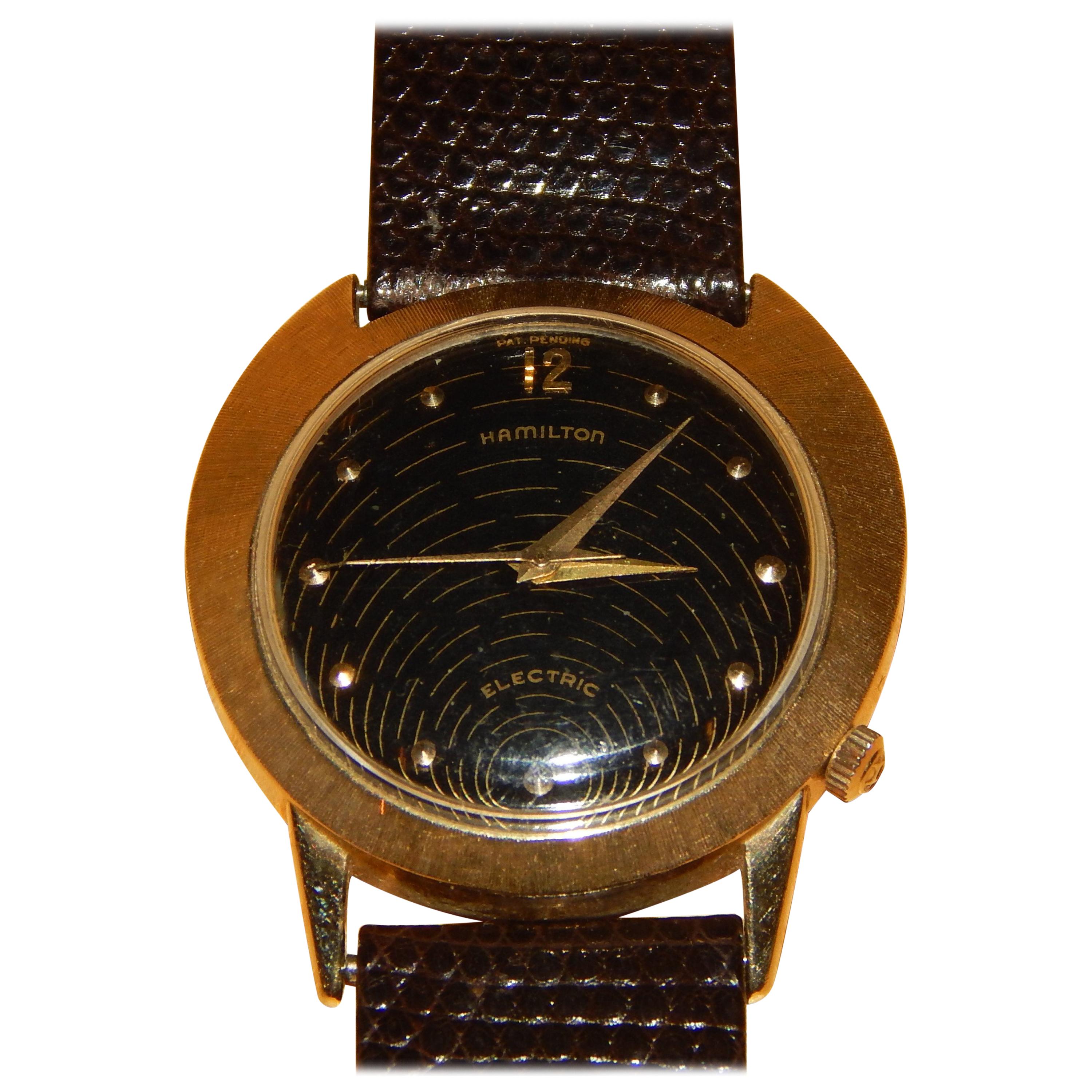 Vintage Hamilton Spectra Men’s Watch in 14-Karat Gold