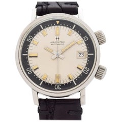 Vintage Hamilton Super Compressor Stainless Steel Watch, 1960s