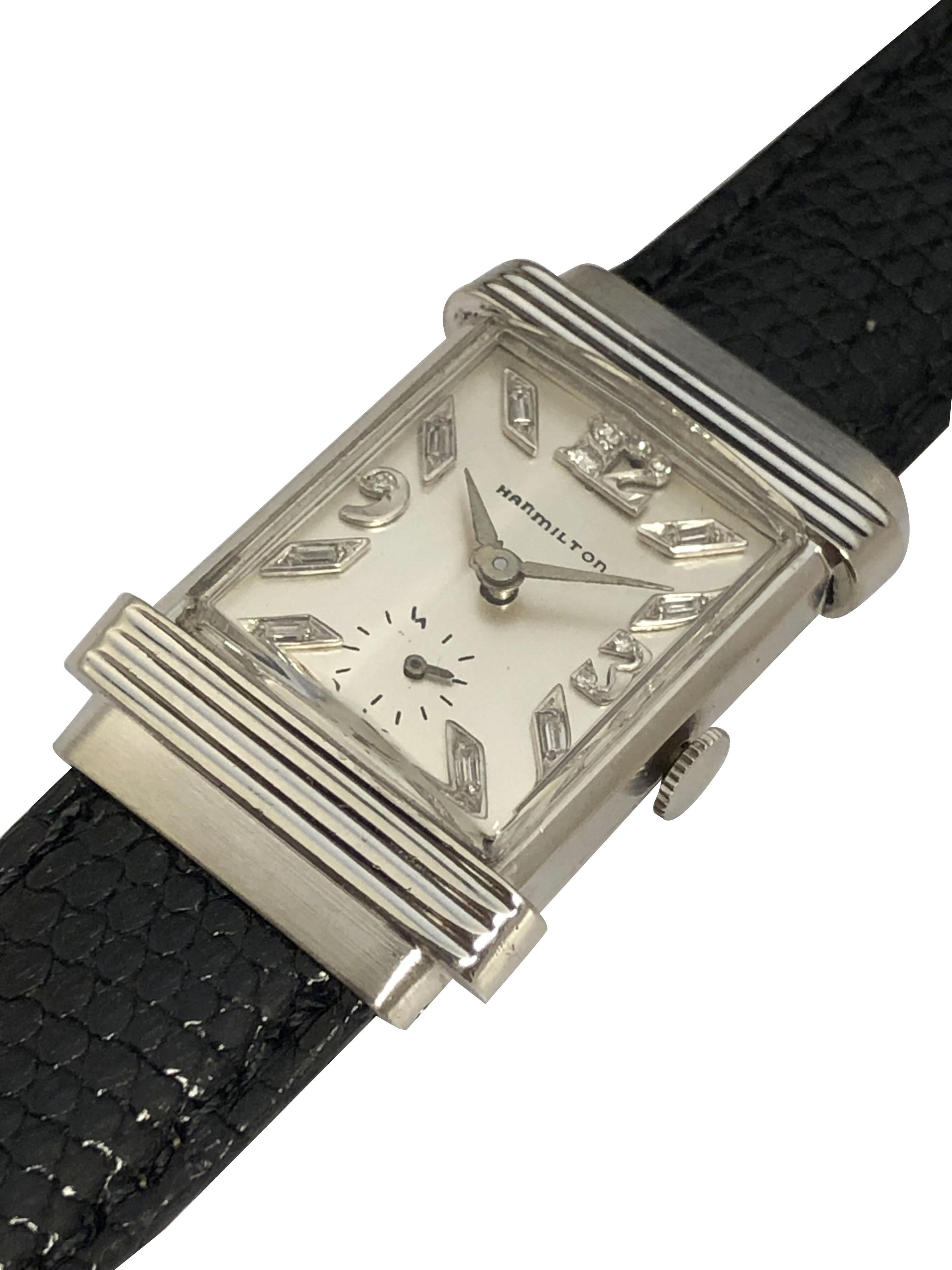Circa 1940s Art Deco Hamilton 