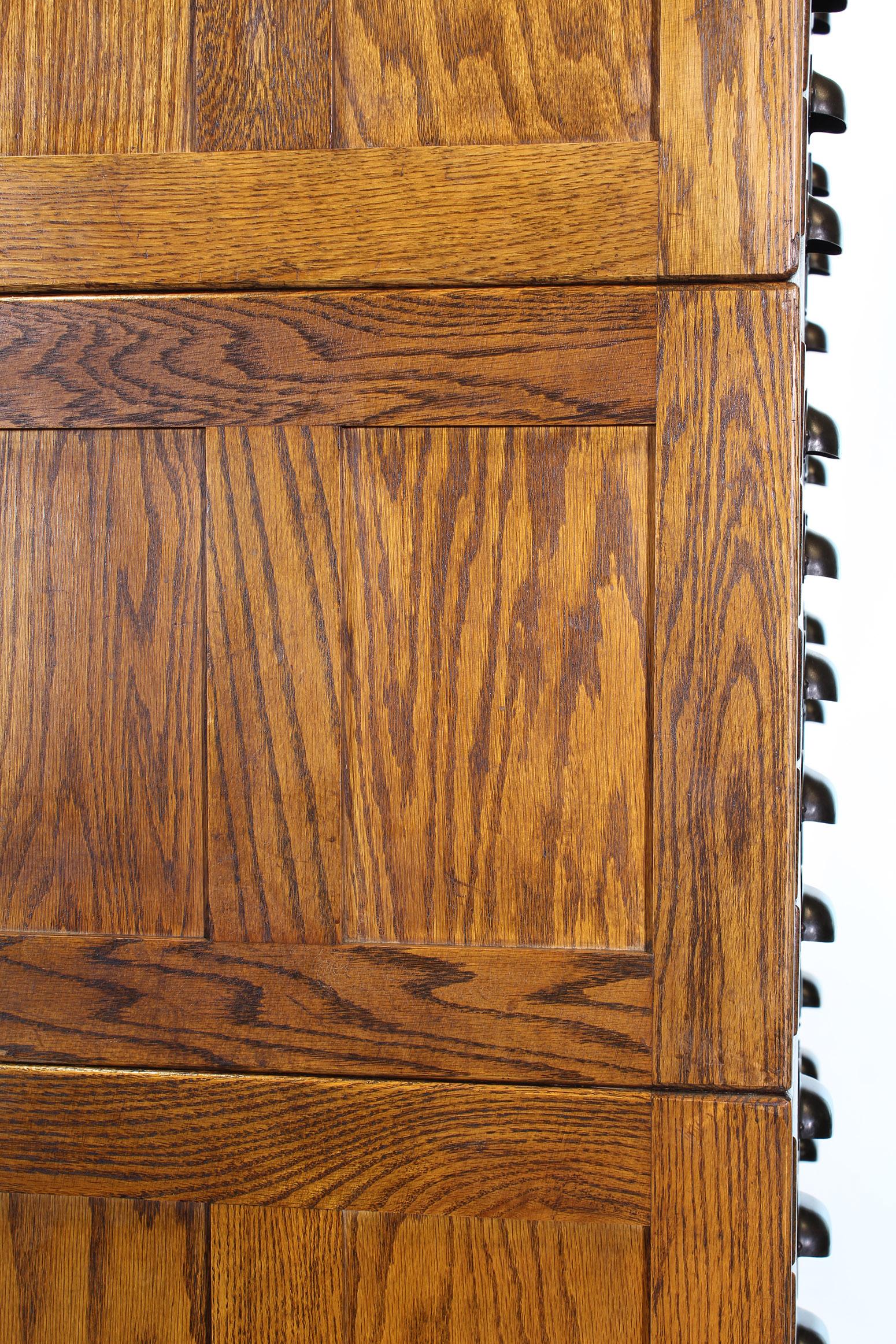 Vintage Hamilton Wooden Flat File Storage Cabinet In Good Condition In Oakville, CT