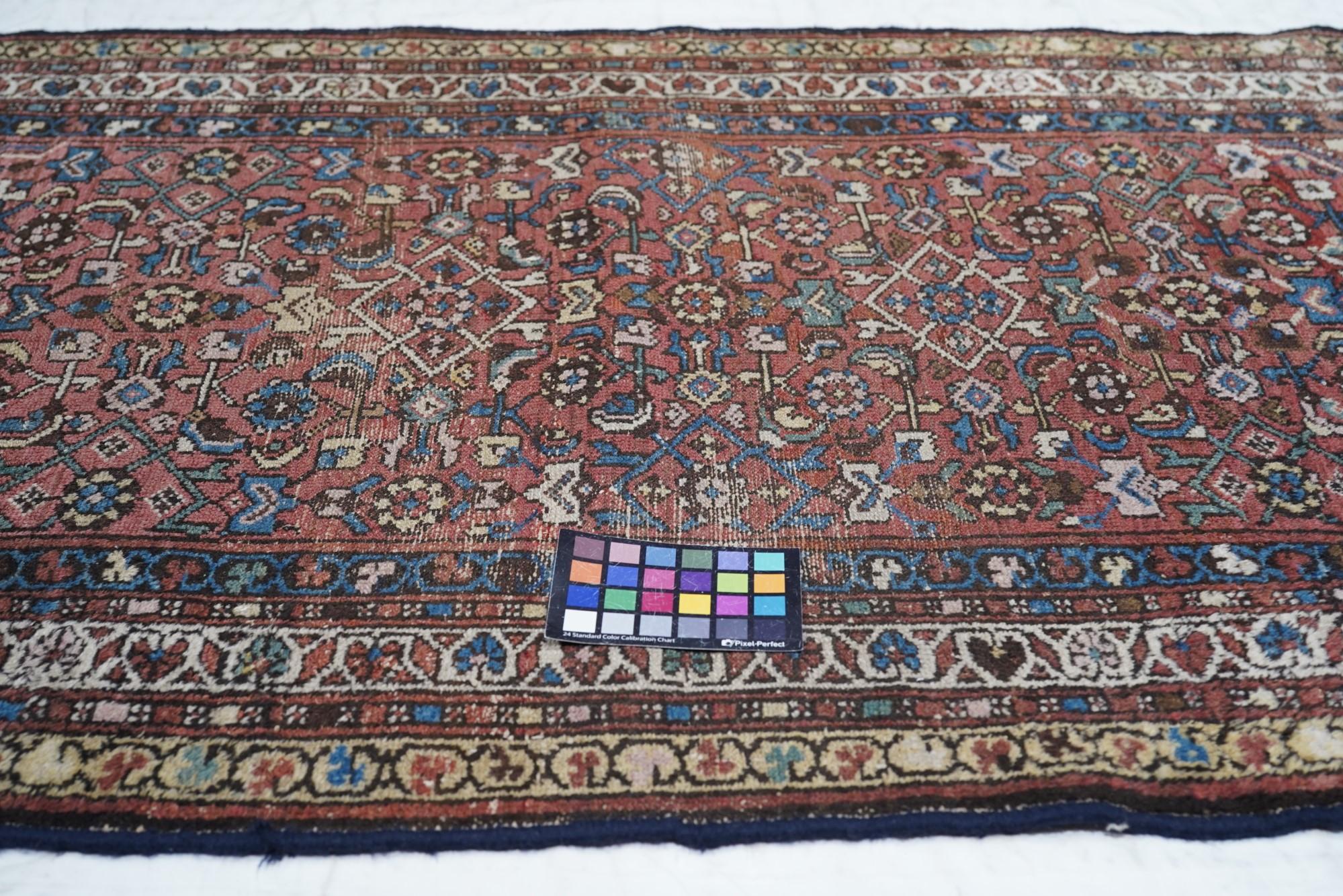 Vintage Hammedan Rug 3'7'' x 6'5'' For Sale 4