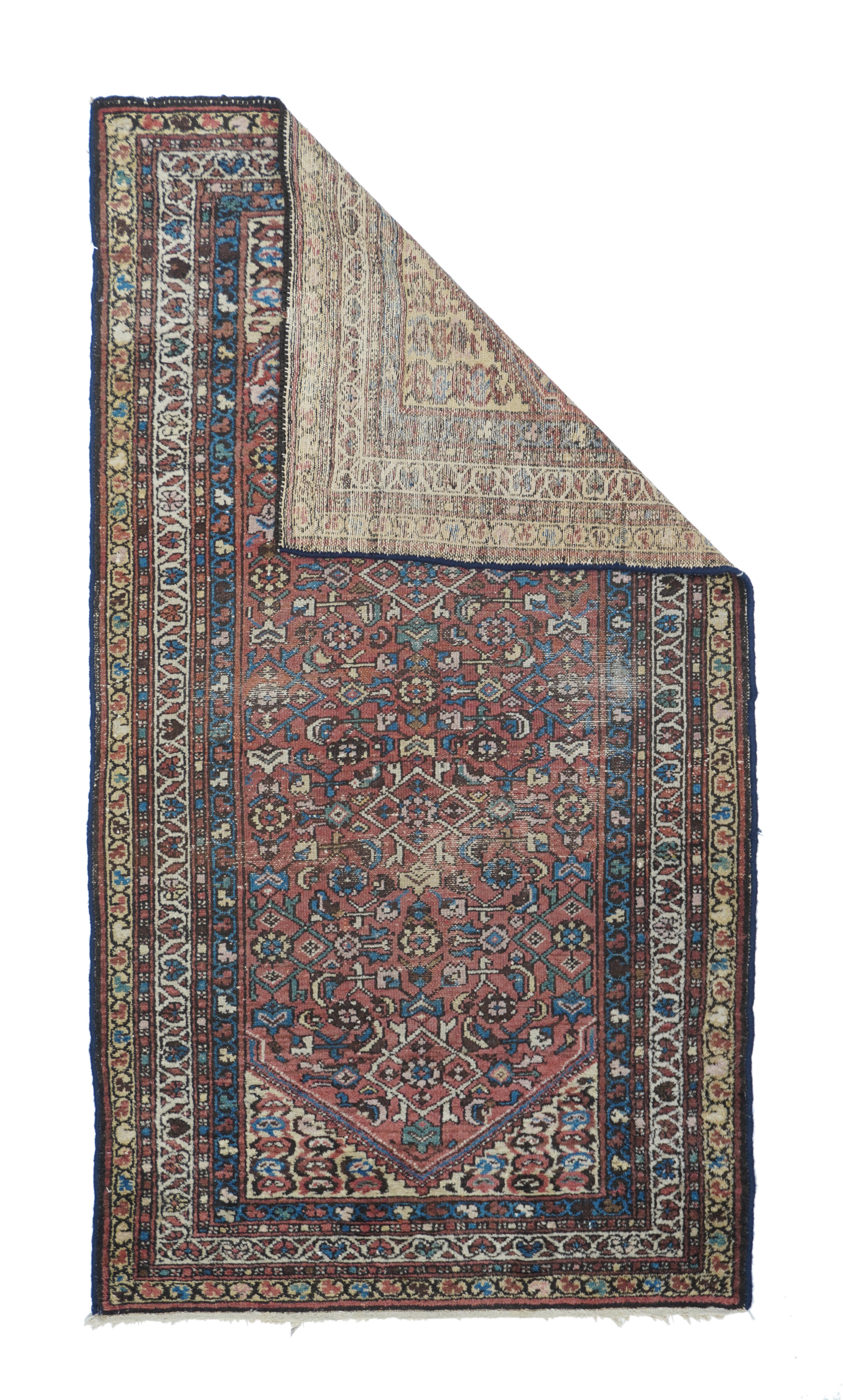 Vintage Hammedan Rug¬†3'7'' x 6'5''.