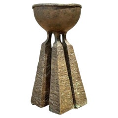 Vintage gehämmert Bronze Kelch