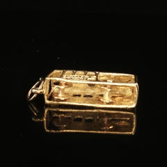 Vintage Hammerman Brothers 14K Yellow Gold 3D San Francisco Cable Car Charm 3.8g