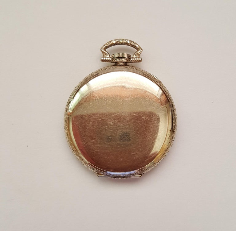 Vintage Hampden Pocket Watch 1916, 17 Jewel, Paul Revere, Working, Case