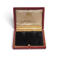 Caja vintage para pendientes de Hancock & Co., de los años 70 a los 90