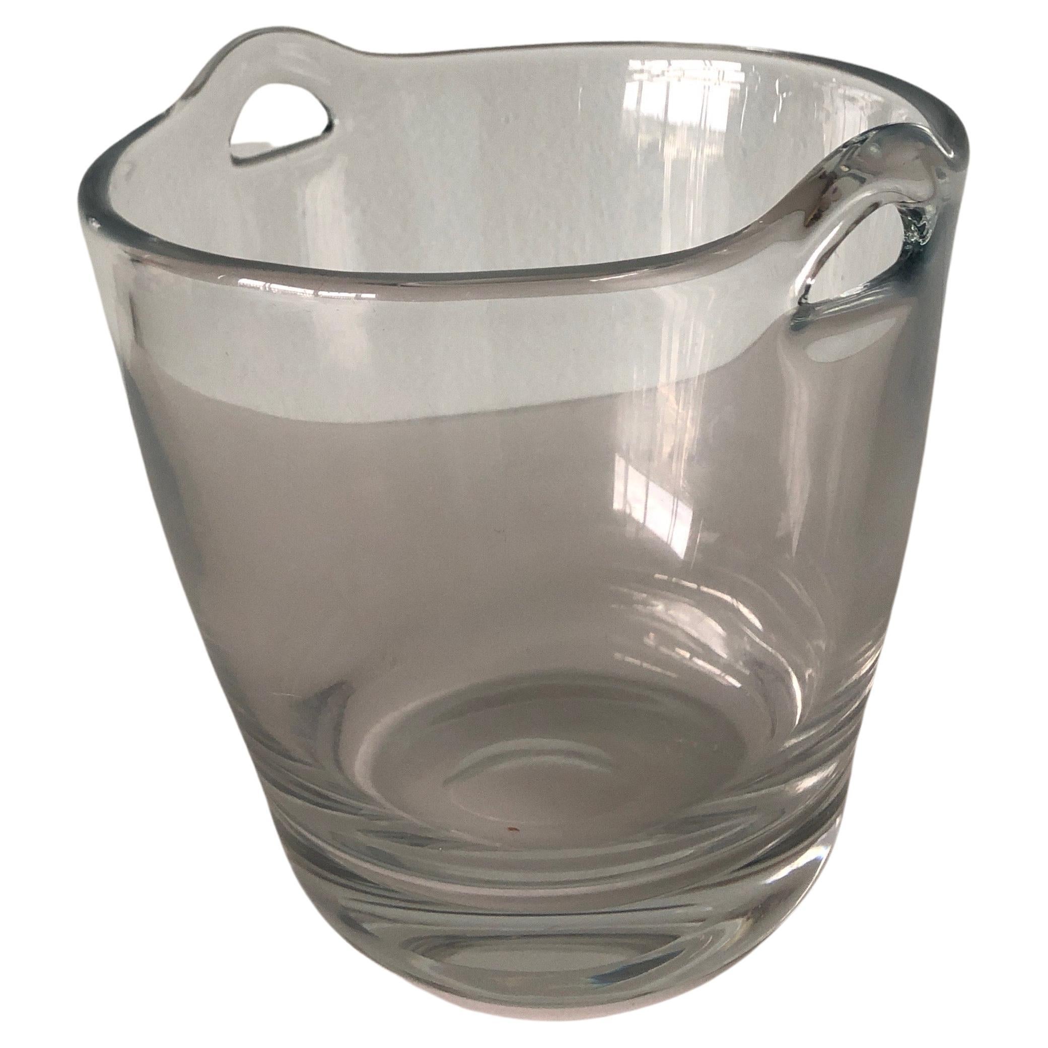 Fuga, Vintage Ice Bucket in Glass, Designed by Sven Palmqvist for