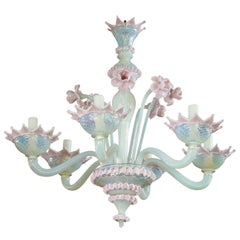 Vintage Hand Blown Murano Chandelier