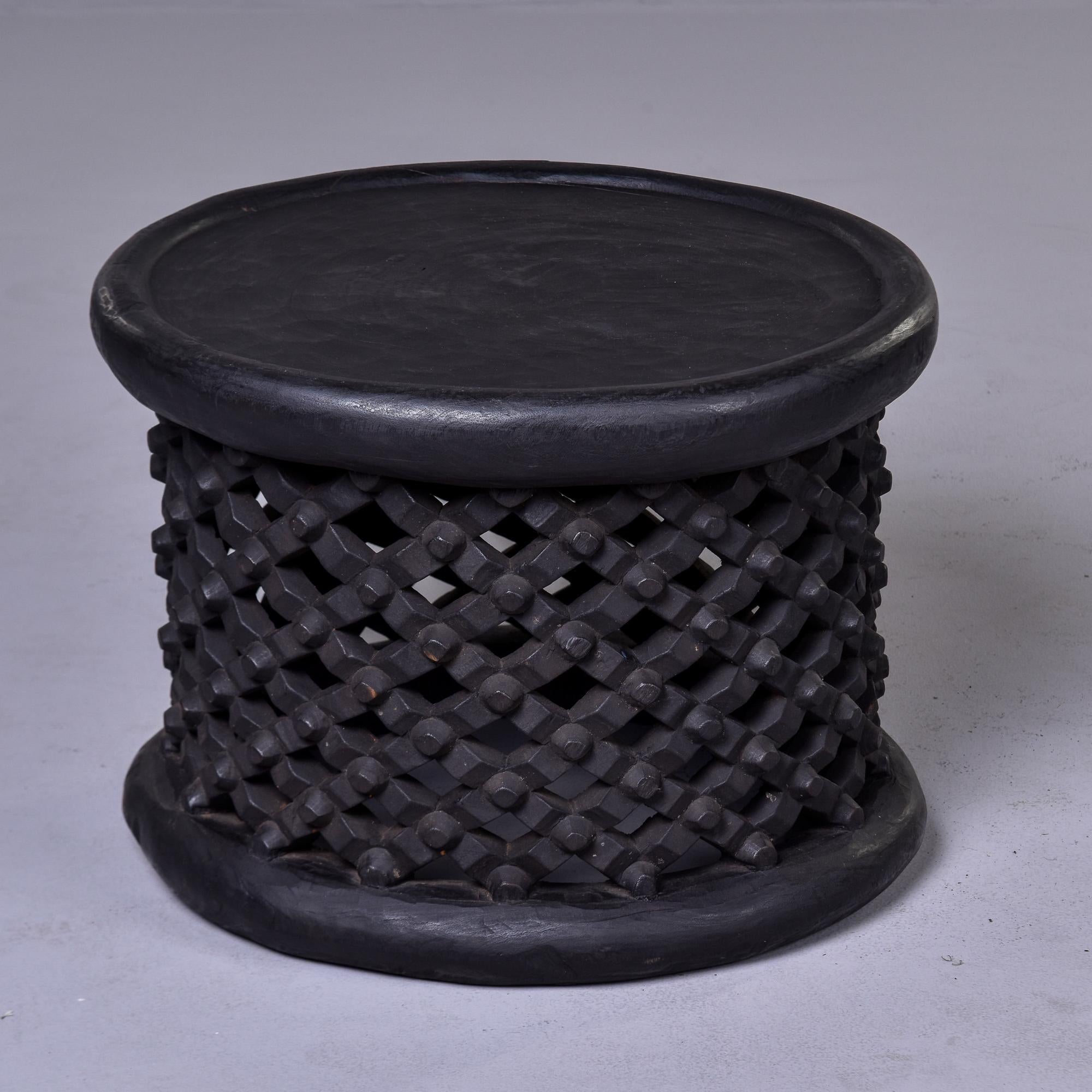 20th Century Vintage Hand Carved African Bamileke Stool or Table from Cameroon For Sale
