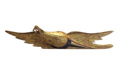 Vintage Hand-Carved and Hand-Painted Bellamy-Style Eagle by Walter Ketzler
