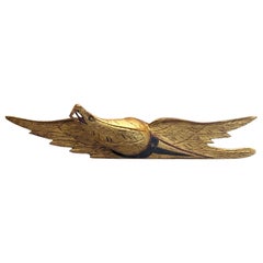 Vintage Hand-Carved and Hand-Painted Bellamy-Style Eagle by Walter Ketzler