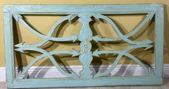 Vintage Hand Carved Architectural Wood Wall Hanging