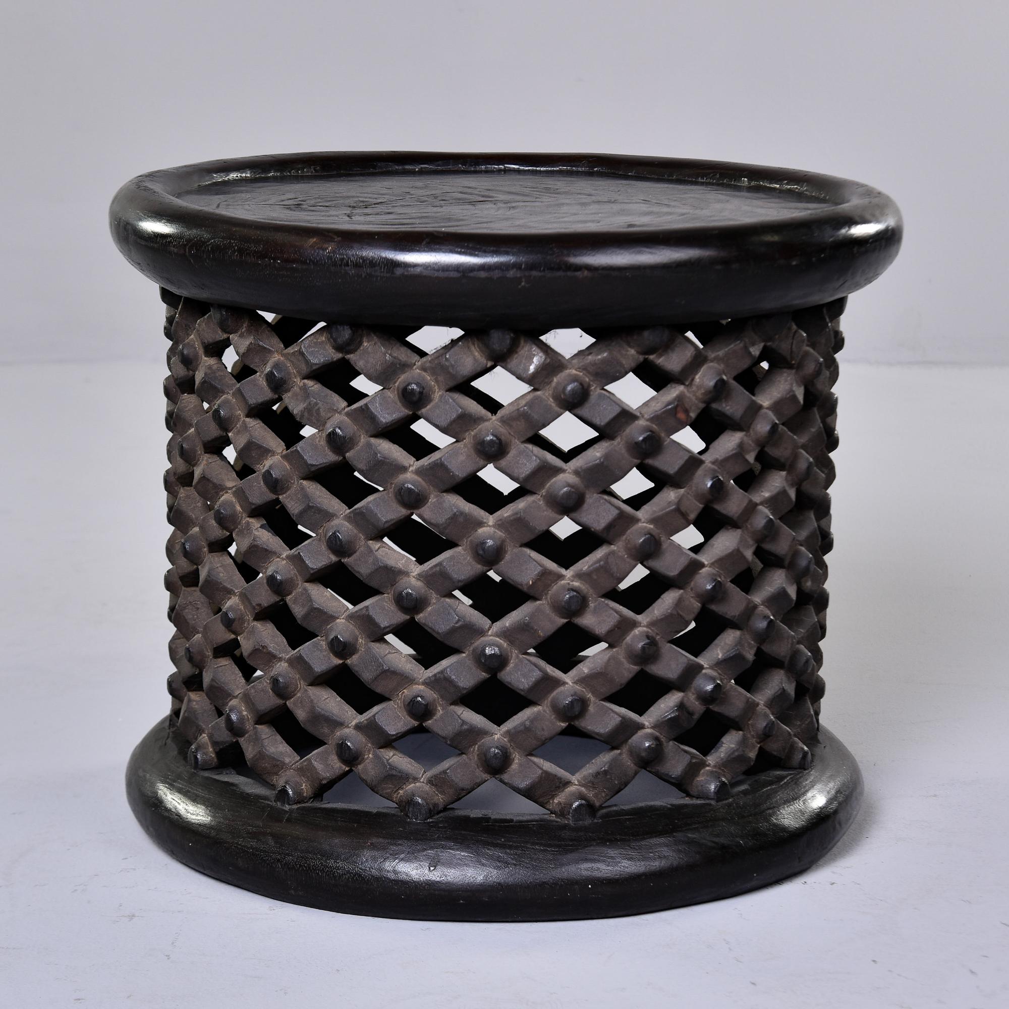 20th Century Vintage Hand Carved Bamileke Stool or Table from Cameroon For Sale
