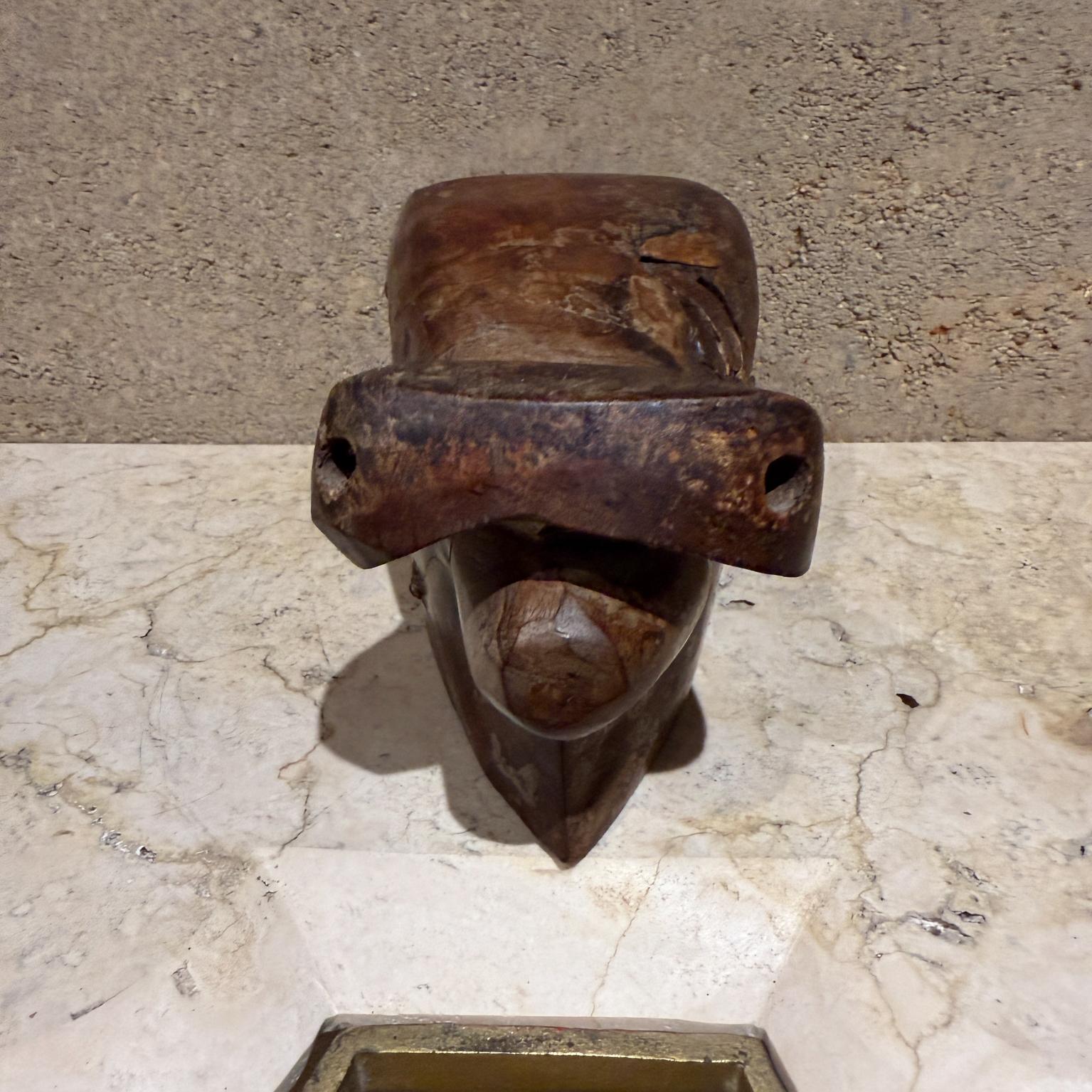 Mid-Century Modern Hand Carved Exotic Wood Abstract Animal Sculpture For Sale