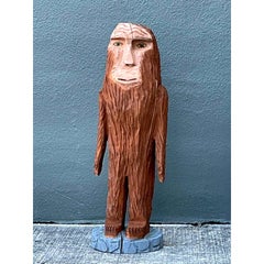 Vintage Hand geschnitzt Figur