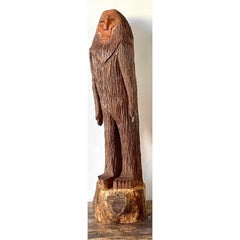 Vintage Hand Carved Figure