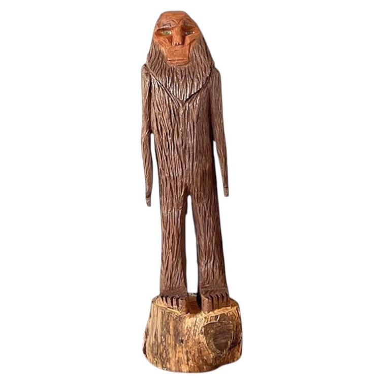 Vintage Hand Carved Figure