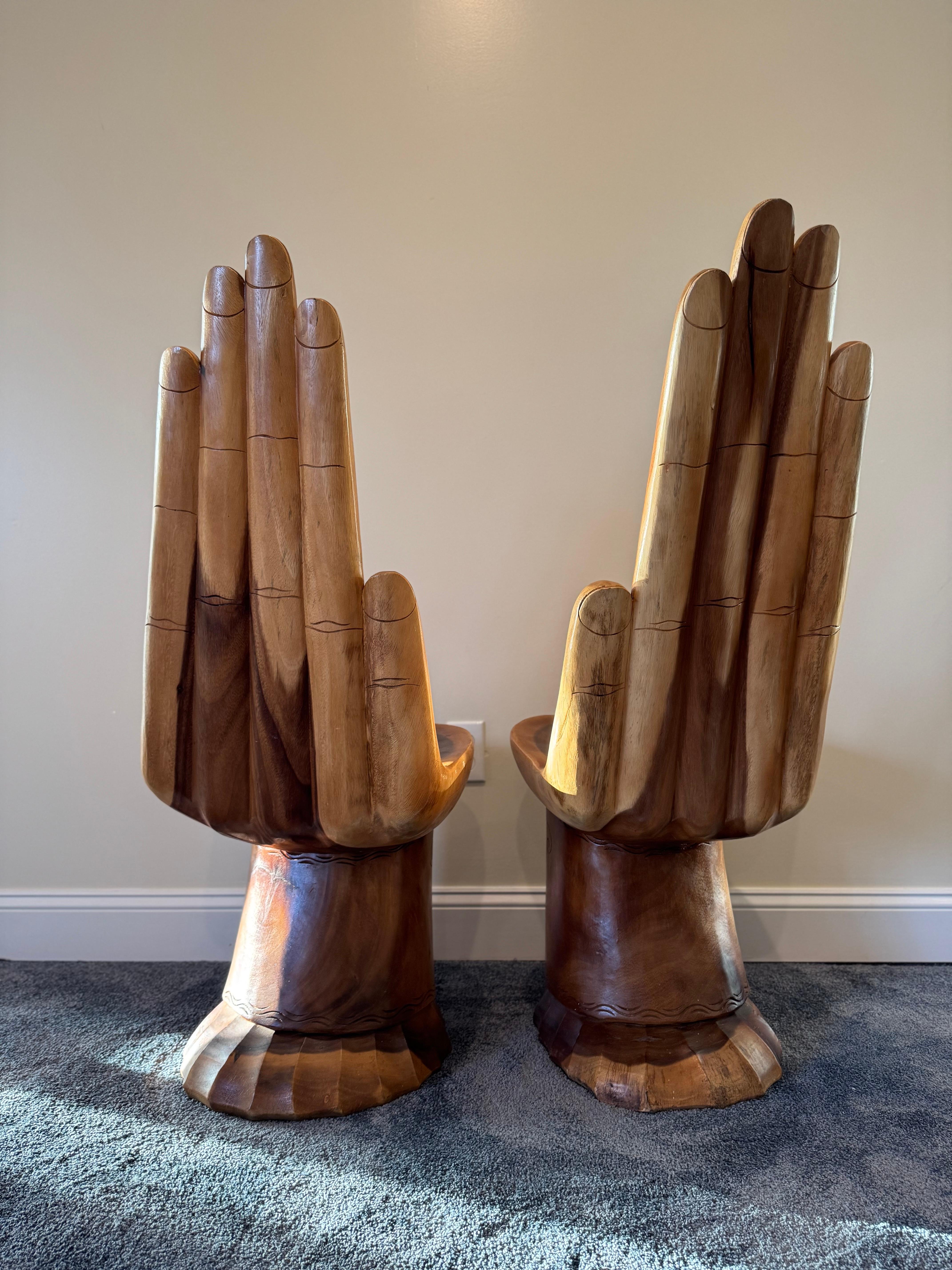 Sedie a mano intagliate a mano vintage In condizioni buone in vendita a Roanoke, VA