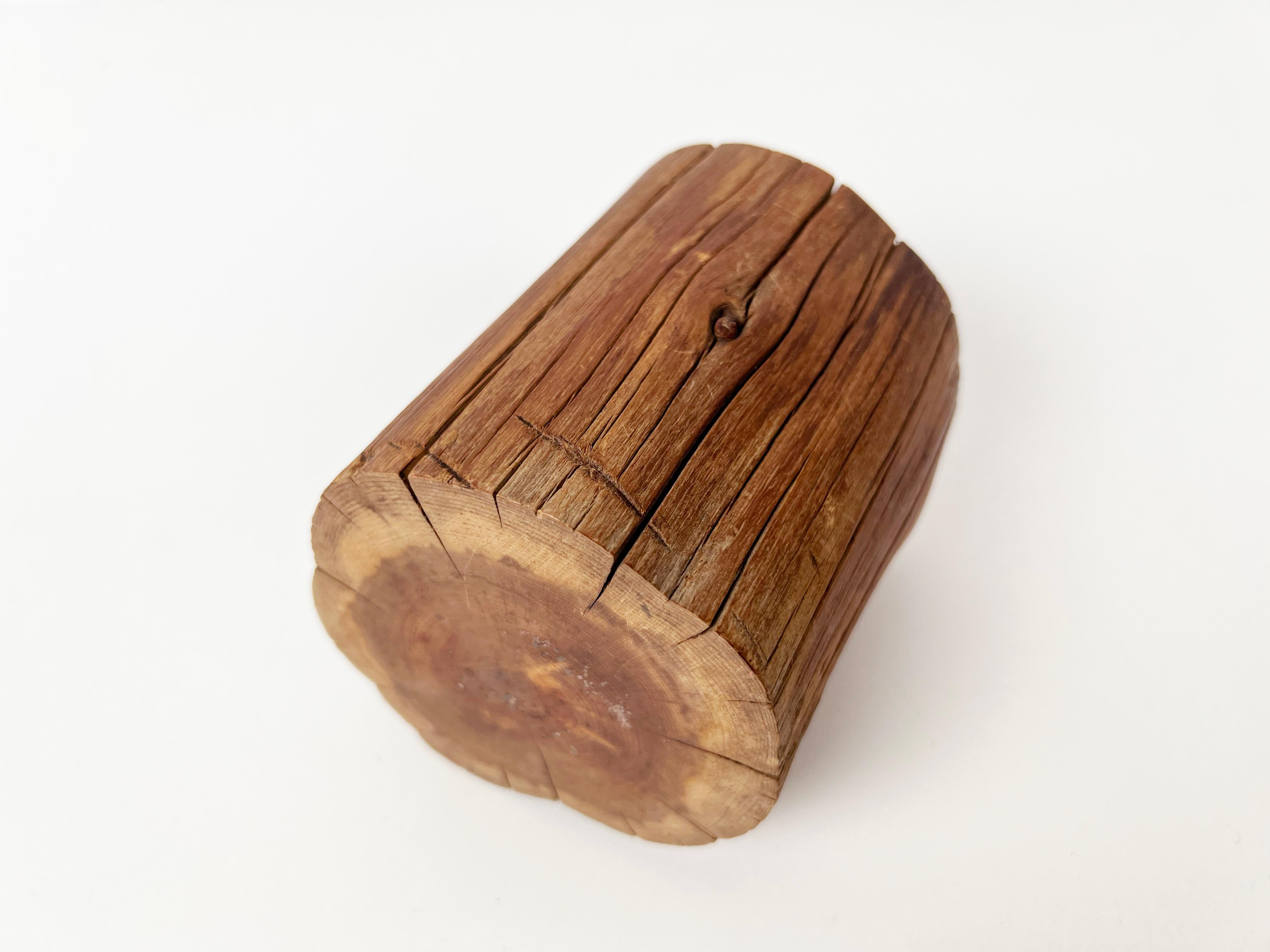 Vieille toile de bois de teck à bord vif sculptée à la main en vente 3